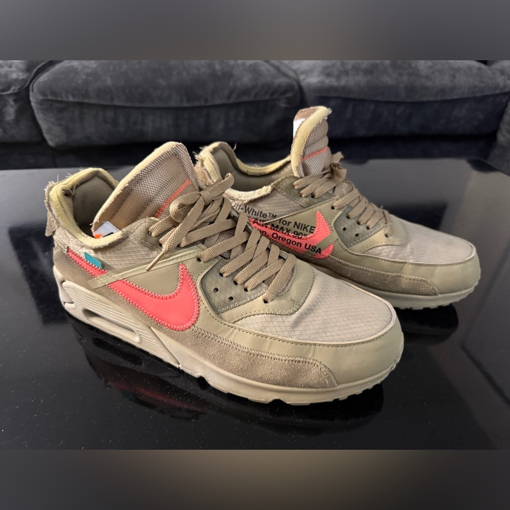 Nike Off White air max 90 desert ore